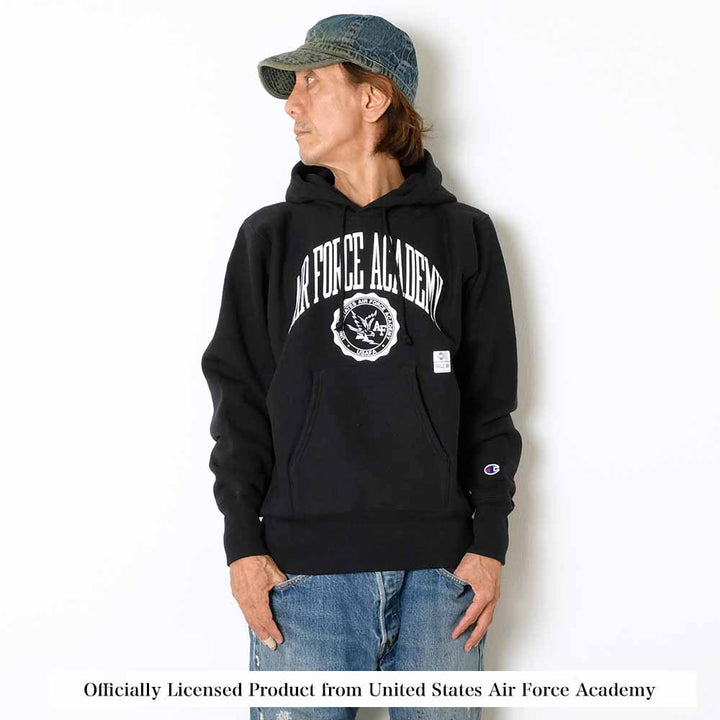 Champion - REVERSE WEAVE PULLOVER HOODED SWEATSHIRT - USAFA - C3-C116