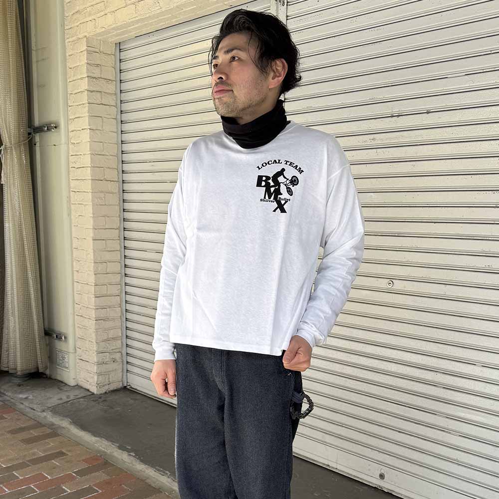 BARNS - BOXY L/S PRINT T-SHIRT - BMX - BR-26142