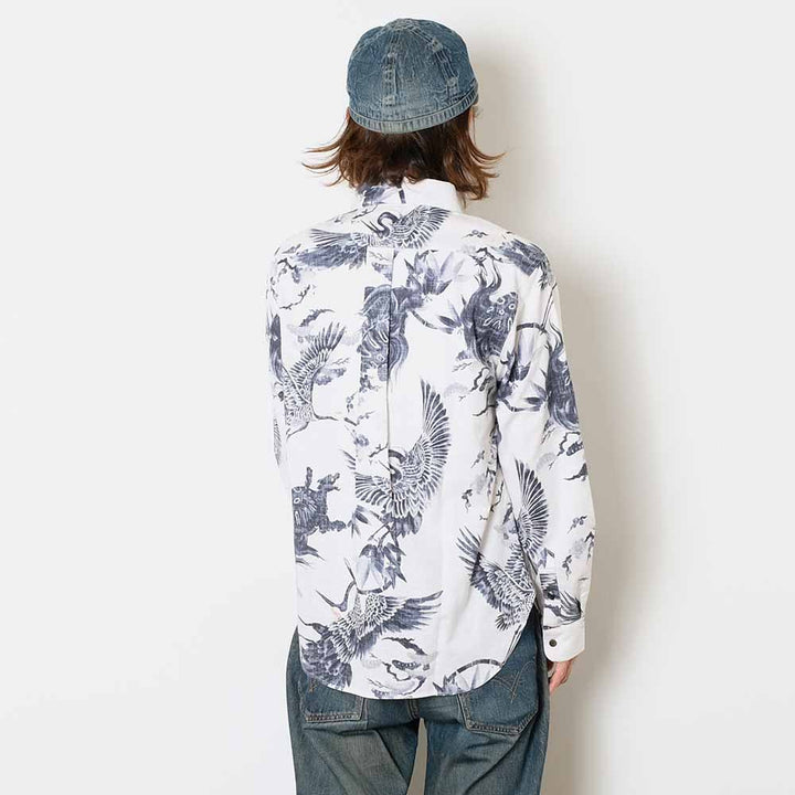 KOROMO ZAKURA - Southern Cross - Long-Sleeve Regular Shirt - Crane and Turtle - SA1747