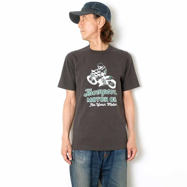 BARNS - STANDARD - TSURIAMI Crew Neck Print T-Shirt - Thompson MOTOR OIL - BR-25290