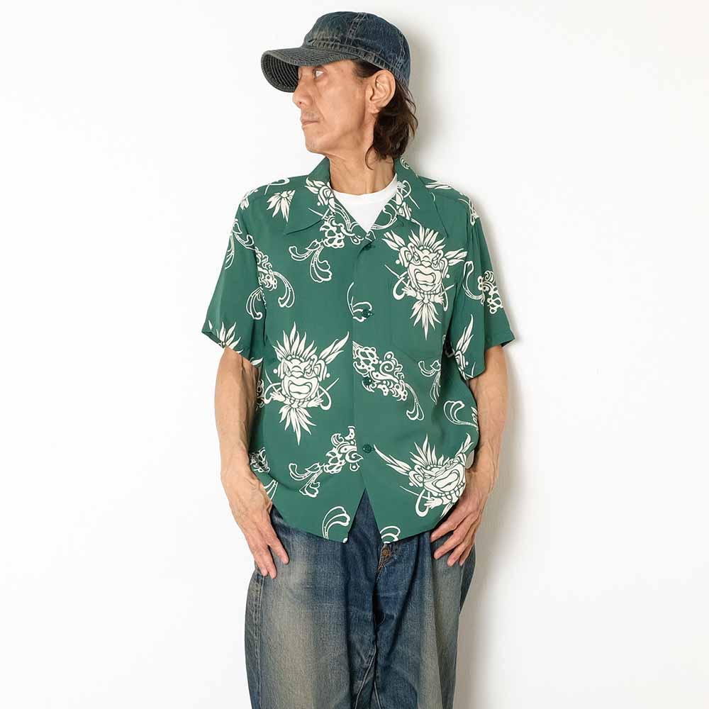 SUN SURF - S/S RAYON HAWAIIAN SHIRT - INCARNATION OF GOD - SS39611