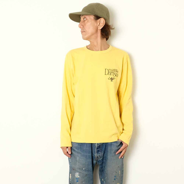 STUDIO D’ARTISAN - PRINT L/S T-SHIRT - GENIE DENIM - 8195A