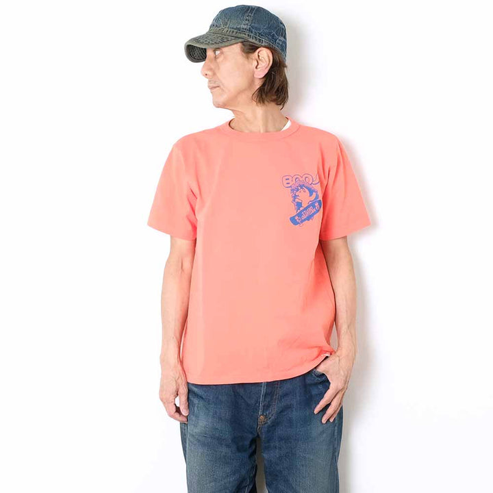 STUDIO D’ARTISAN - USA COTTON PRINT T-SHIRT - BOO - 8168A