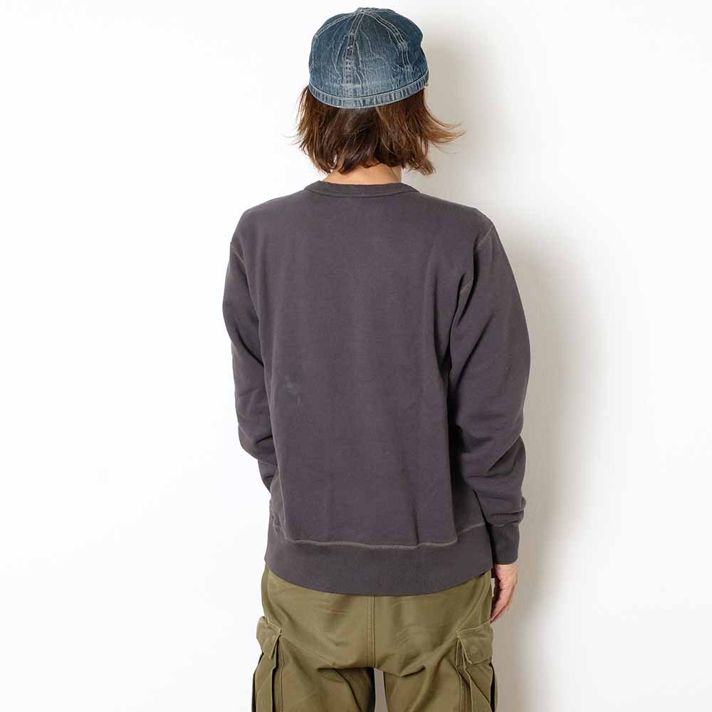 BUZZ RICKSON'S - SET-IN CREW SWEATSHIRT - 530th FTR-BOMB FLING TIGERS - BR69634