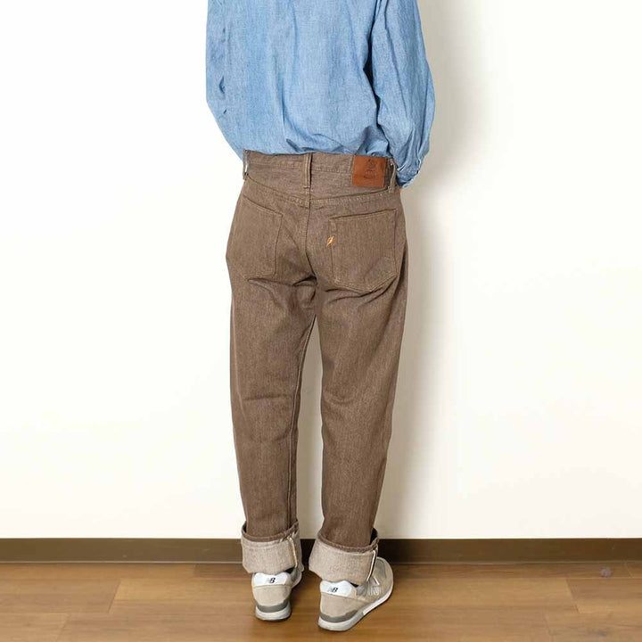 Pure Blue Japan - 14oz. Brown Denim - Regular Straight - BR-14OZ-003