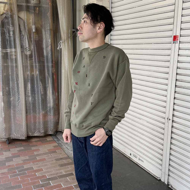 WAREHOUSE - Lot.401 - SET IN SLEEVE SWEAT - BAILEY - 401BAI-25