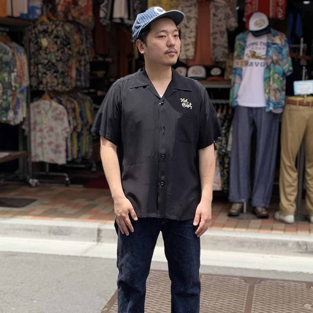 STYLE EYES - RAYON BOWLING SHIRT - CUSTOM BODY SHOP - SE39261