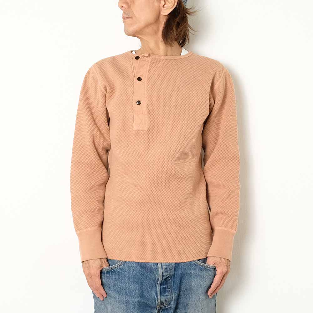 Orgueil - Thermal Henley Neck T-Shirt - OR-9101