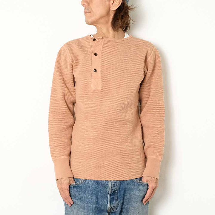 Orgueil - Thermal Henley Neck T-Shirt - OR-9101