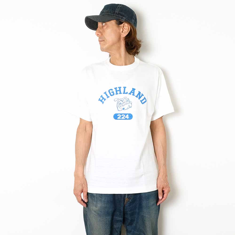 WAREHOUSE - Lot 4601 - S/S T-SHIRT - HIGHLAND - 4601HIG-25