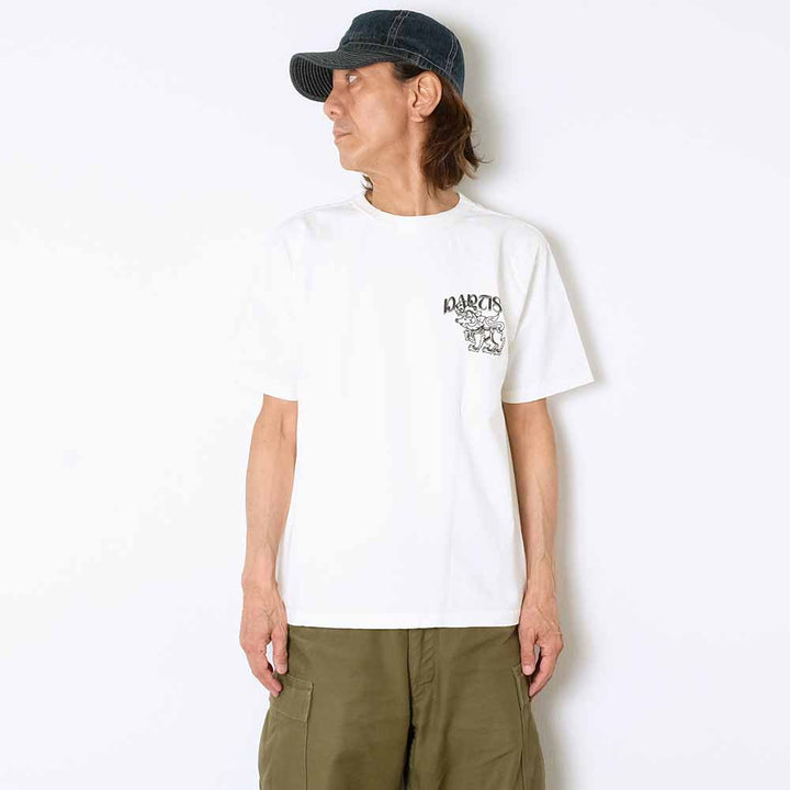 STUDIO D’ARTISAN - TSURI-AMI PRINT TEE - Kirin Buta - 8179A