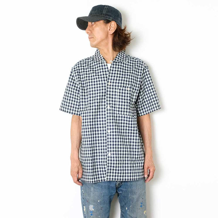 WAREHOUSE - Lot 3091 S/S OPEN COLLAR SHIRTS - 3091G-25