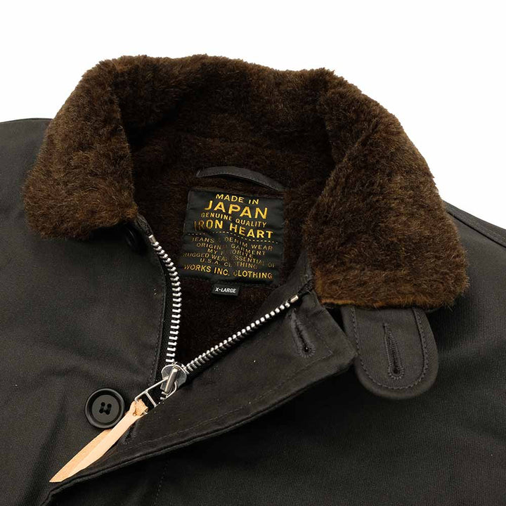IRON HEART - OILED WHIPCORD - N-1 TYPE DECK JACKET - IHM-37