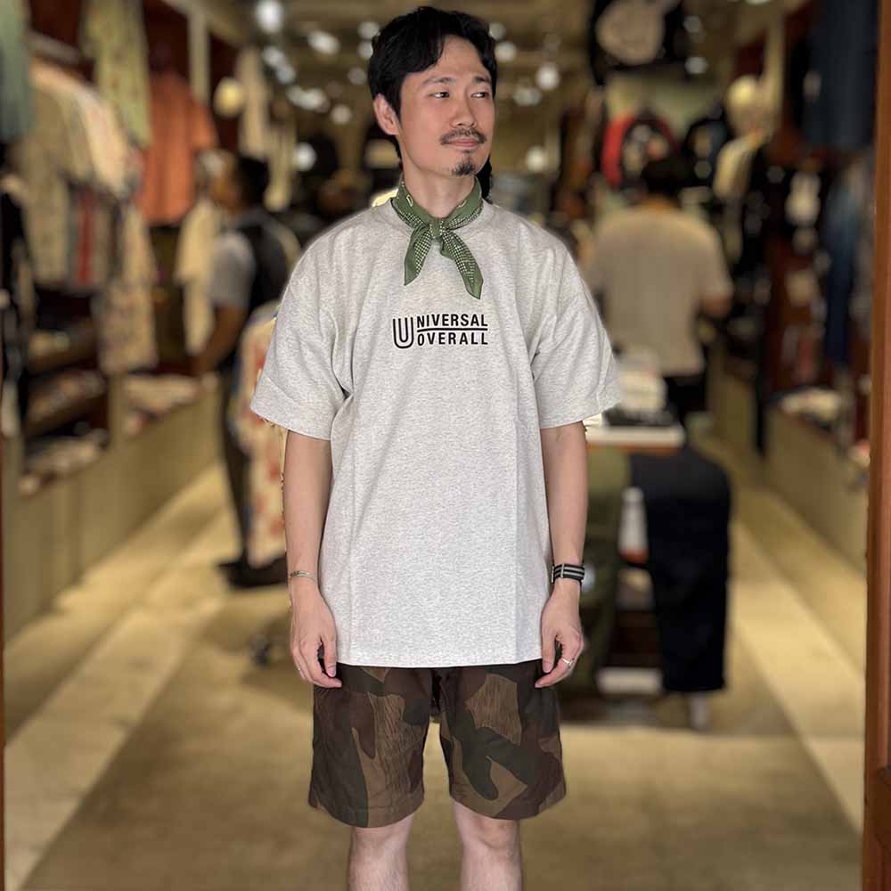 UNIVERSAL OVERALL - 3D CENTER LOGO S/S T-SHIRT - U2513208