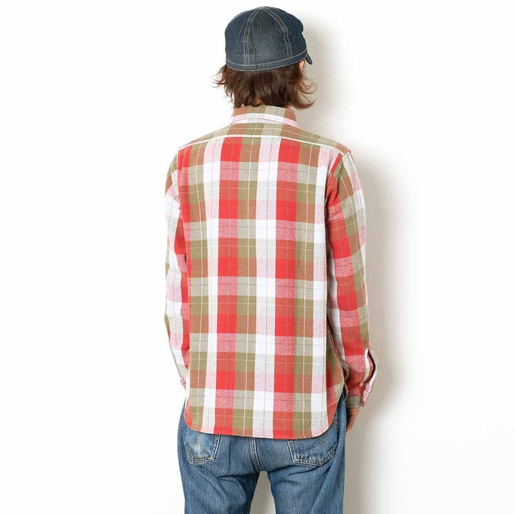 WAREHOUSE - Lot.3104 FLANNEL SHIRTS - E-Pattern - ONE WASH - WH-3104E24