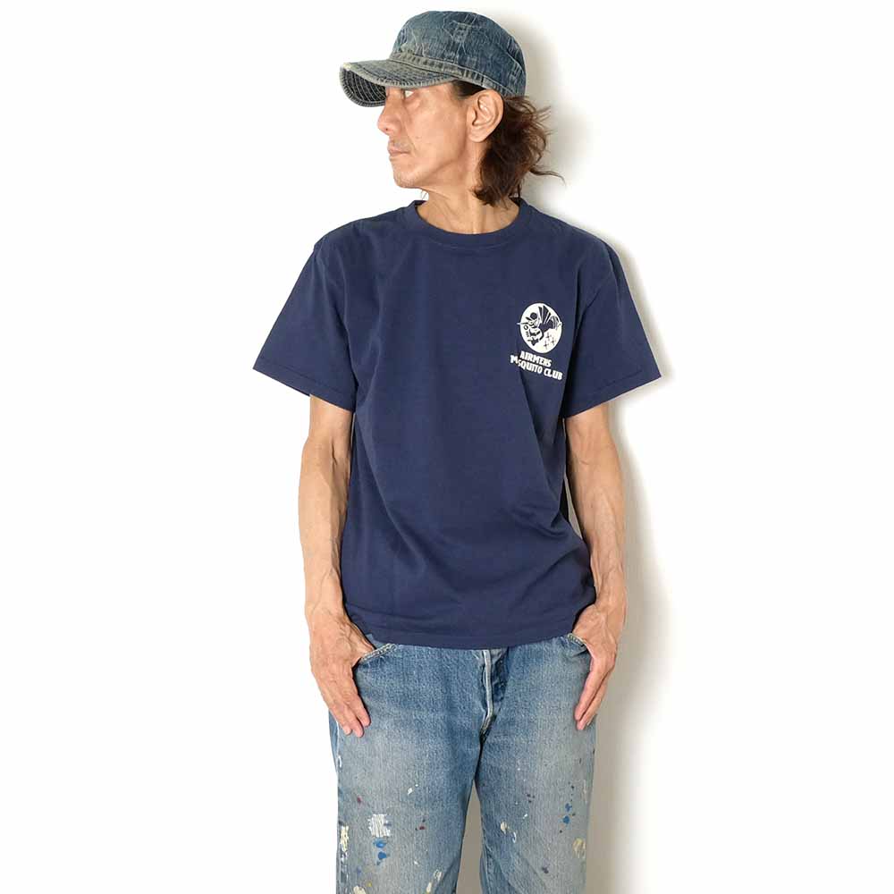 BUZZ RICKSON'S - POST EXCHANGE T-SHIRT - MOSQUITO CLUB - BR79758