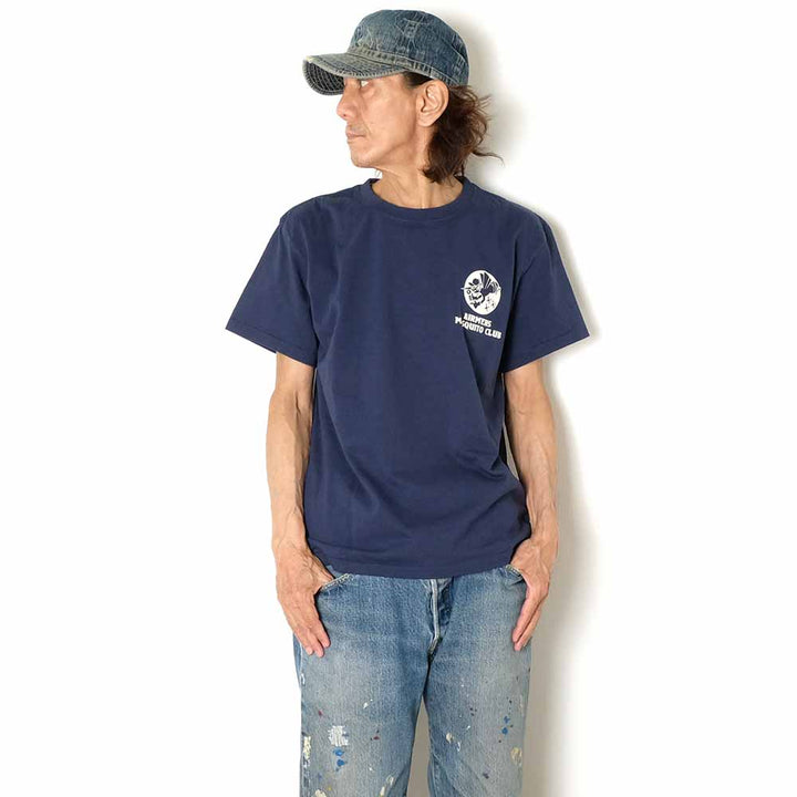 BUZZ RICKSON'S - POST EXCHANGE T-SHIRT - MOSQUITO CLUB - BR79758