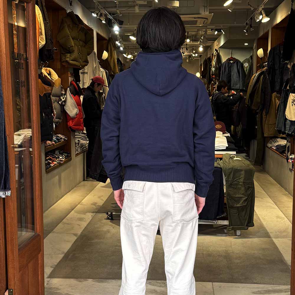 BARNS - AZUMA DROP NEEDLE RIBBED PRINT HOODIE - MIDWAY HARDWICK - BR-25439