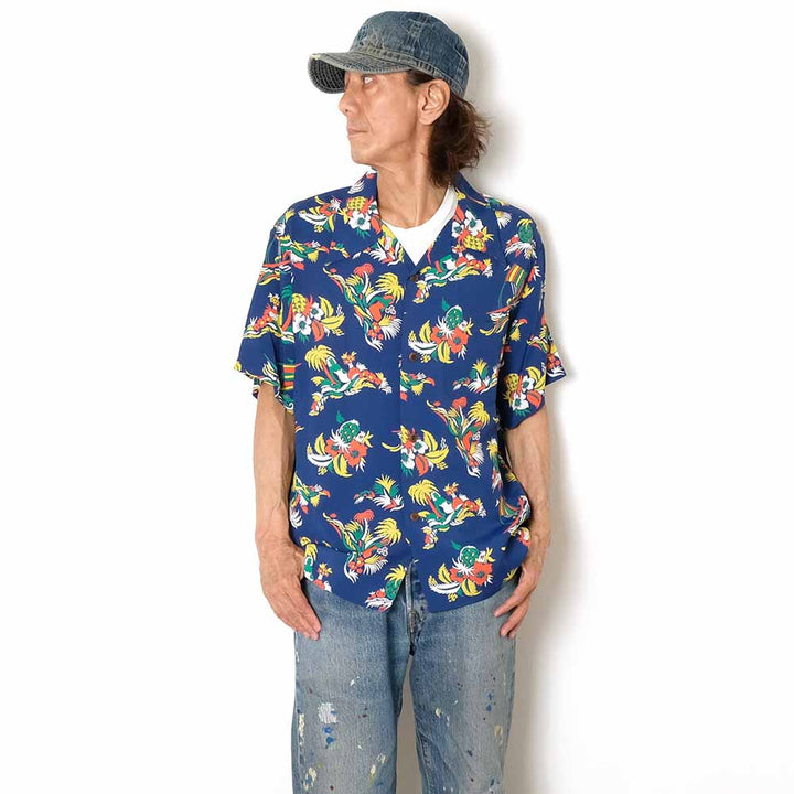 SUN SURF - S/S RAYON HAWAIIAN SHIRT - ISLAND TRIP - SS39620
