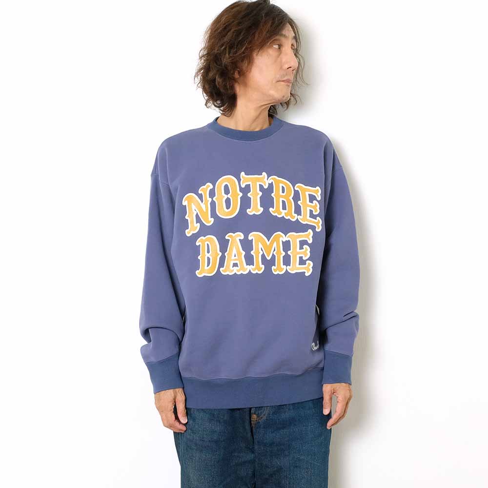 BARNS - MAX WEIGHT CREW SWEAT - NOTRE DAME - BR-23340