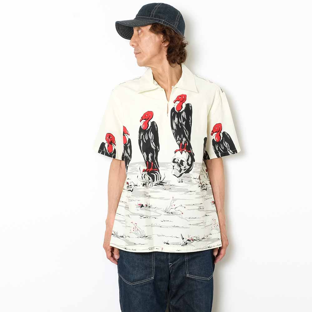 STAR OF HOLLYWOOD - COTTON TYPEWRITER PULLOVER SHIRT - CONDOR