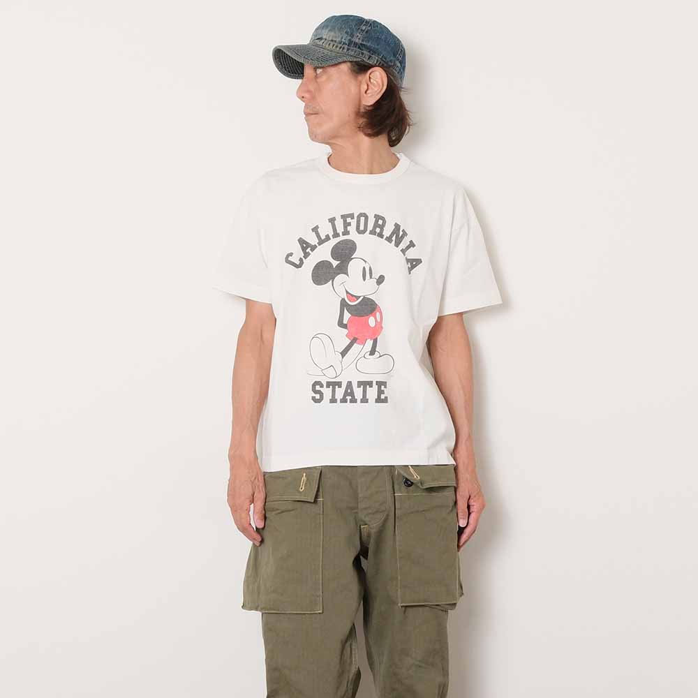 BARNS - TSURIAMI CREW NECK - S/S T-SHIRT - MICKEY - BR-26388