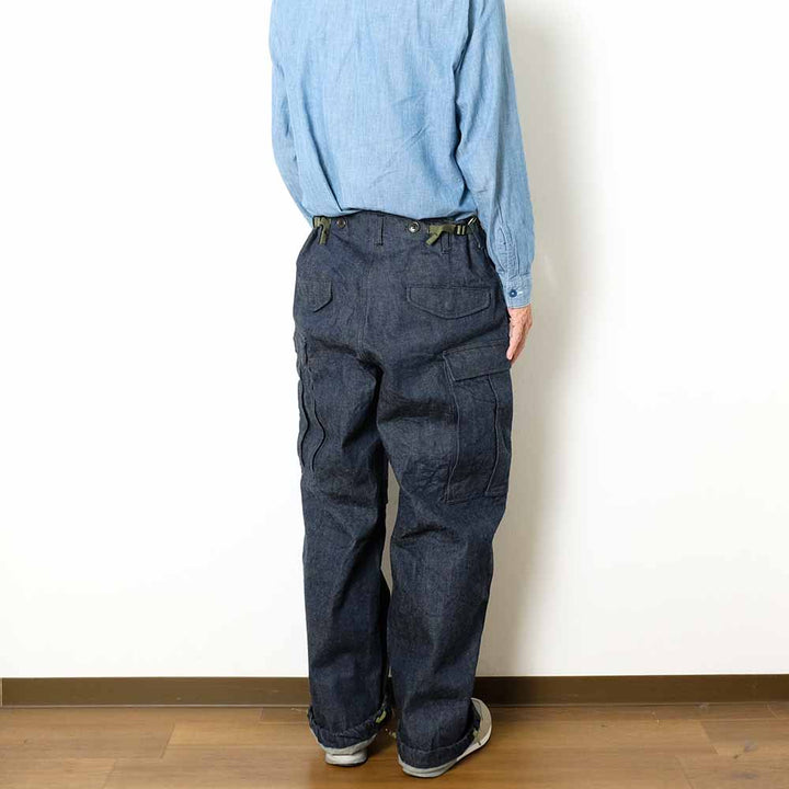 BUZZ RICKSON'S - TROUSERS Type M-51 - DENIM CIVILIAN MODEL - BR42586