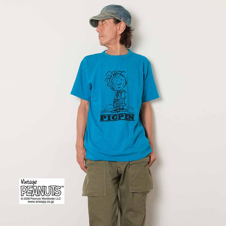 WAREHOUSE - S/S T-SHIRT - I'M A DUST MAGNET! (PIG PEN) - YP126S-5