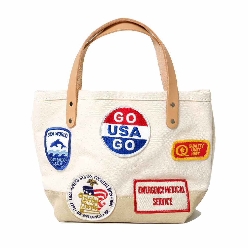 HERITAGE LEATHER CO. - VINTAGE PATCH MINI TOTE - HLC-9213