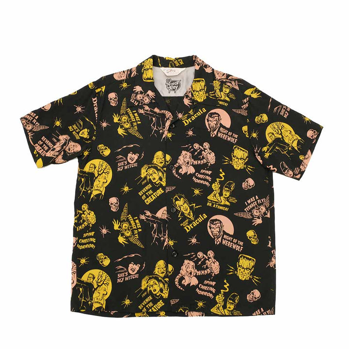 STAR OF HOLLYWOOD - HIGH DENSITY RAYON OPEN SHIRT - THE MONSTERS - SH38871