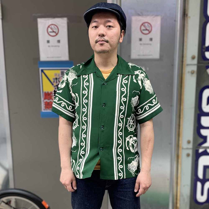 SUN SURF - S/S RAYON HAWAIIAN SHIRT - ALL ABOARD - SS39230
