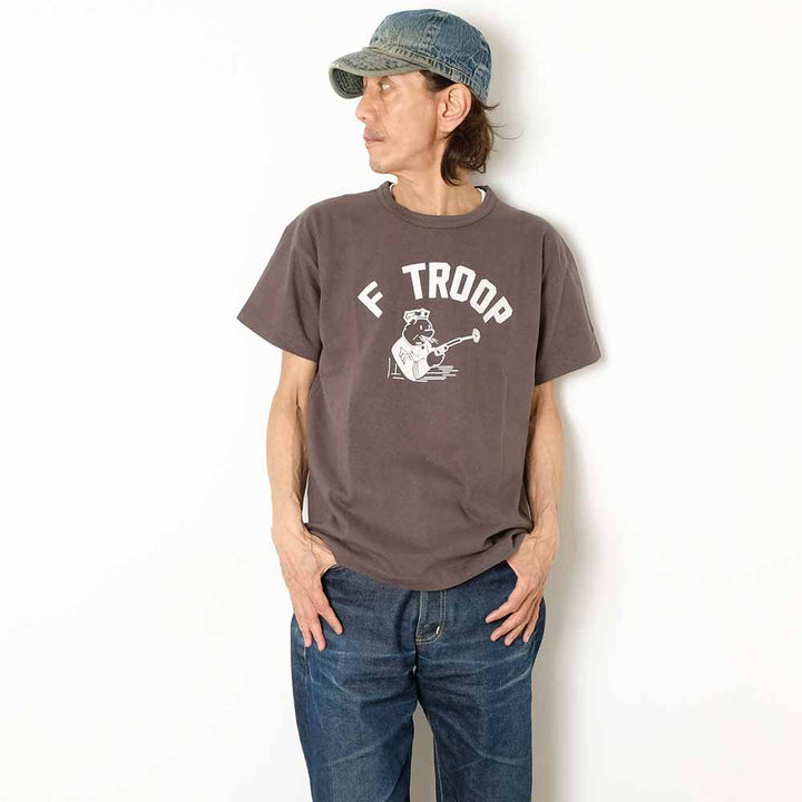 WAREHOUSE - 2ND HAND SERIES - Lot.4064 - S/S T-SHIRTS - F TROOP - 4064F-26