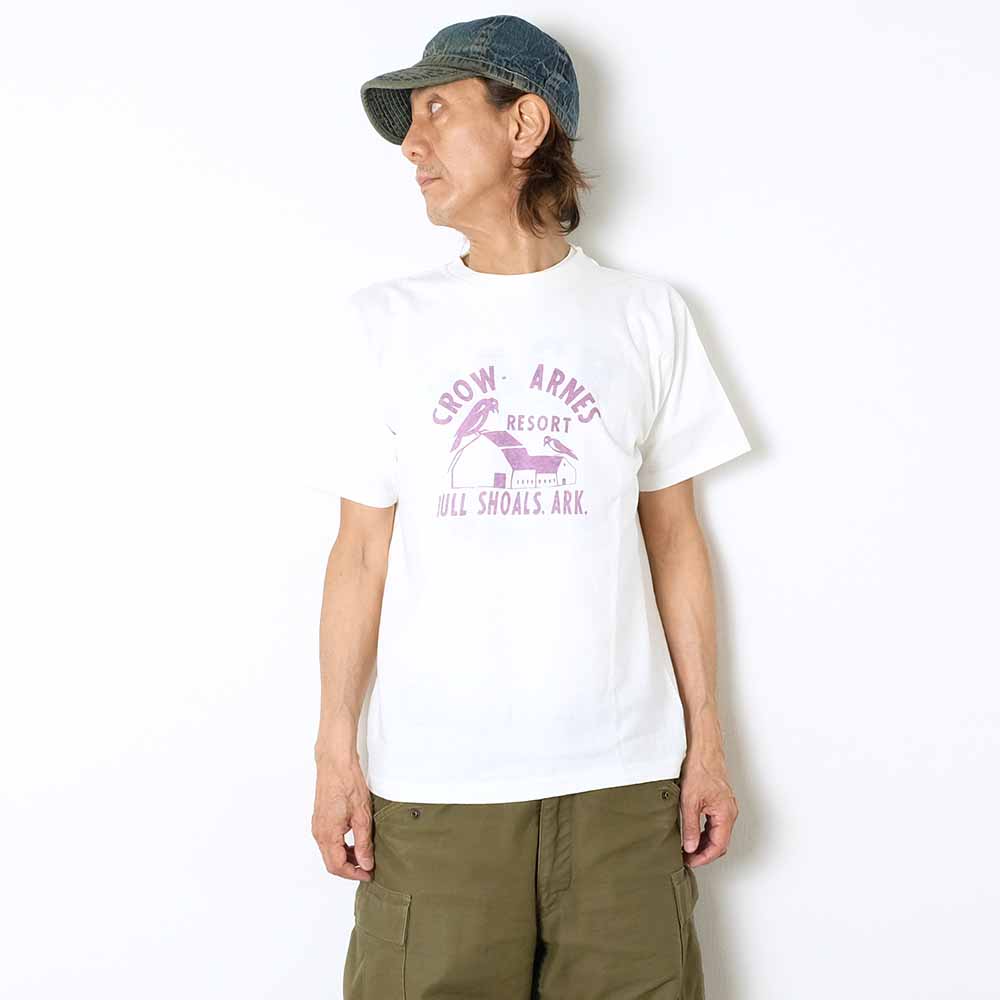 DUBBLE WORKS - Lot.33005 - S/S T-SHIRT - CROW-BARNES - 33005CRO-25