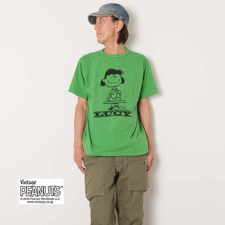 WAREHOUSE - S/S T-SHIRT - I DON'T CARE - LUCY - YP126S-3