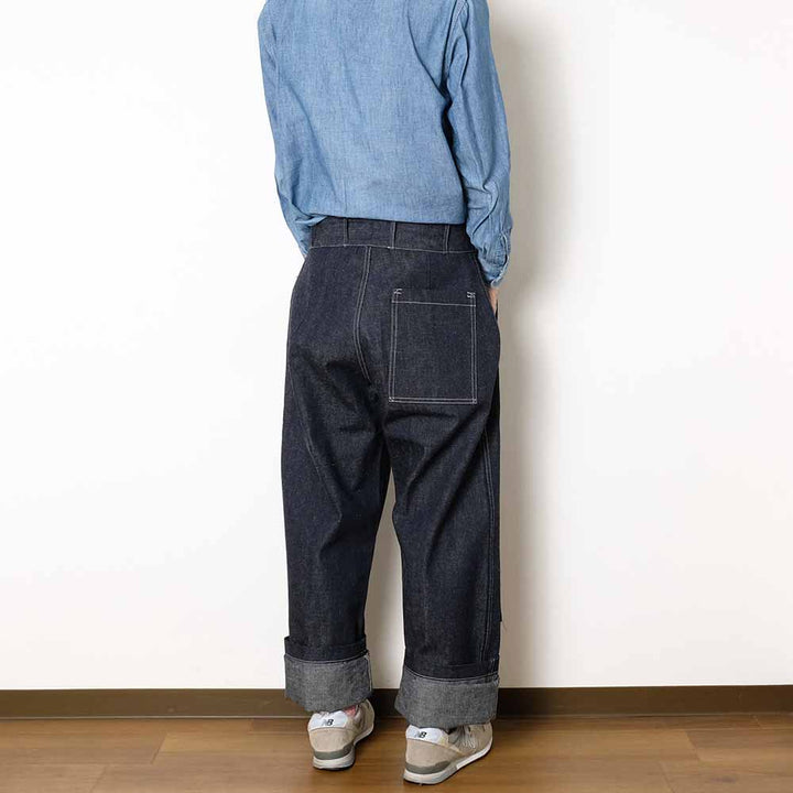 WAREHOUSE - 1930'S WPA DOUBLE KNEE DENIM TROUSERS - 1239-25