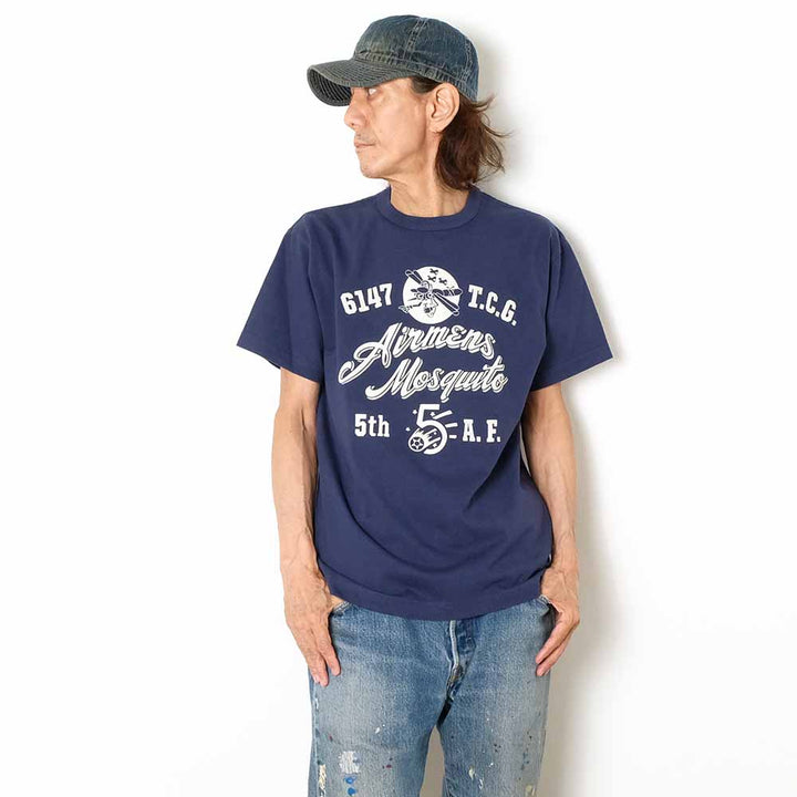 BUZZ RICKSON'S - S/S T-SHIRT - AIRMENS MOSQUITO - BR79775