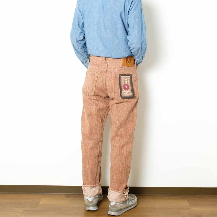 STUDIO D’ARTISAN - 45th - Kakishibu-Dyed - Extreme slub selvedge denim Jeans - SP-110