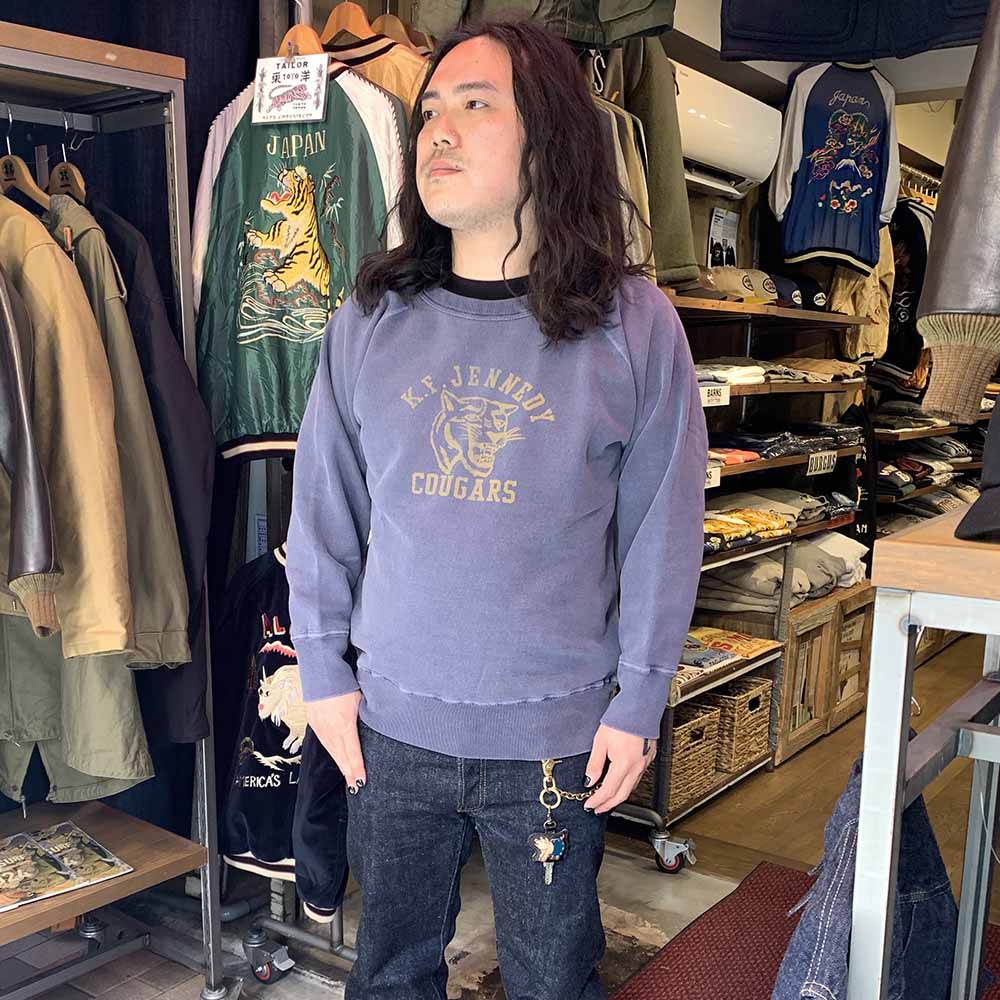 DUBBLE WORKS - RAGLAN CREW SWEAT - COUGARS - 83003COU-24