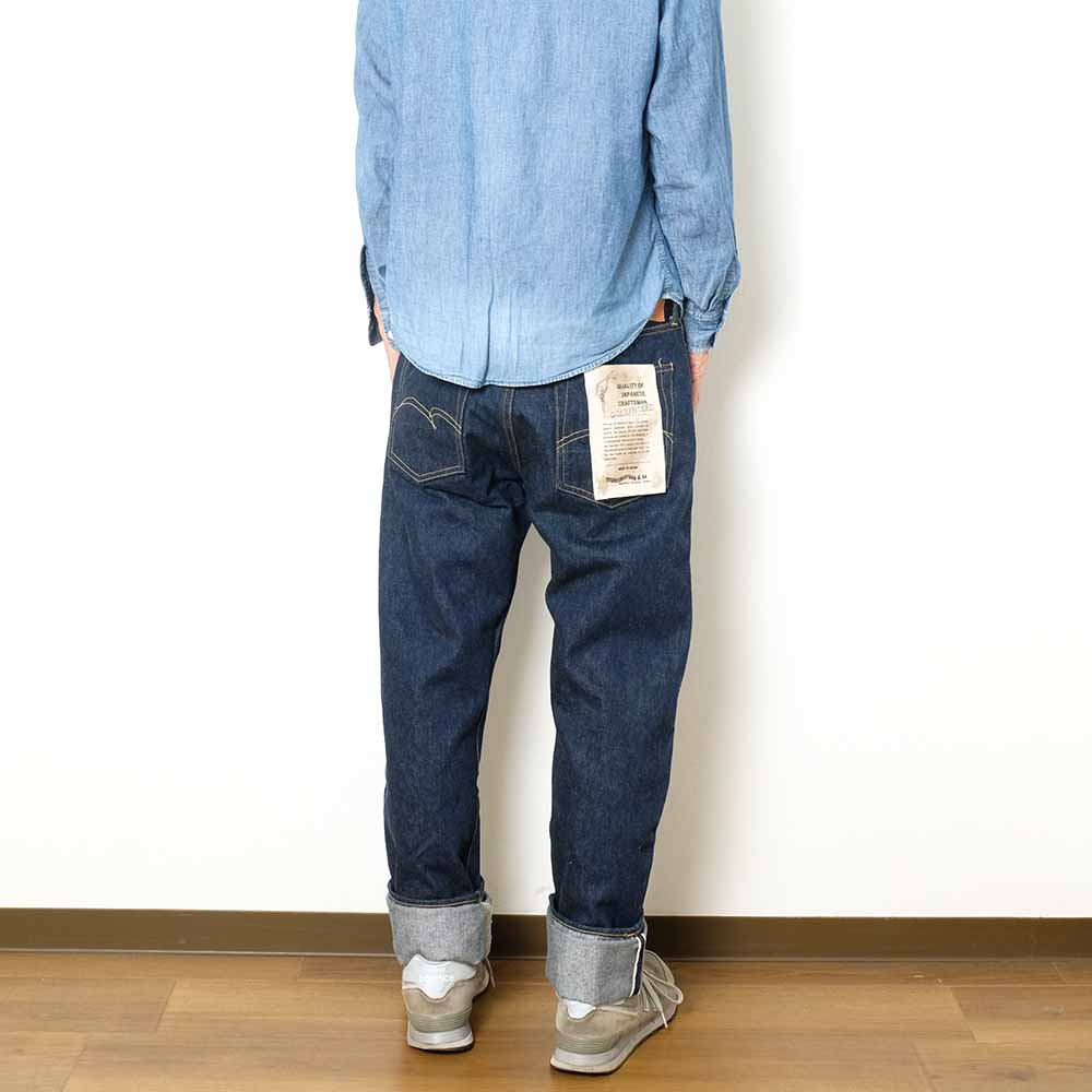 STUDIO D’ARTISAN - 15oz. Natural Indigo - Tapered Fit Jeans - SD-800