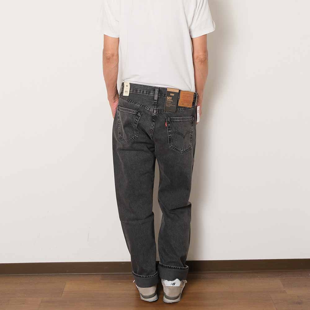 Levi's - 501® ORIGINAL JEANS - Black Used - 501-3783