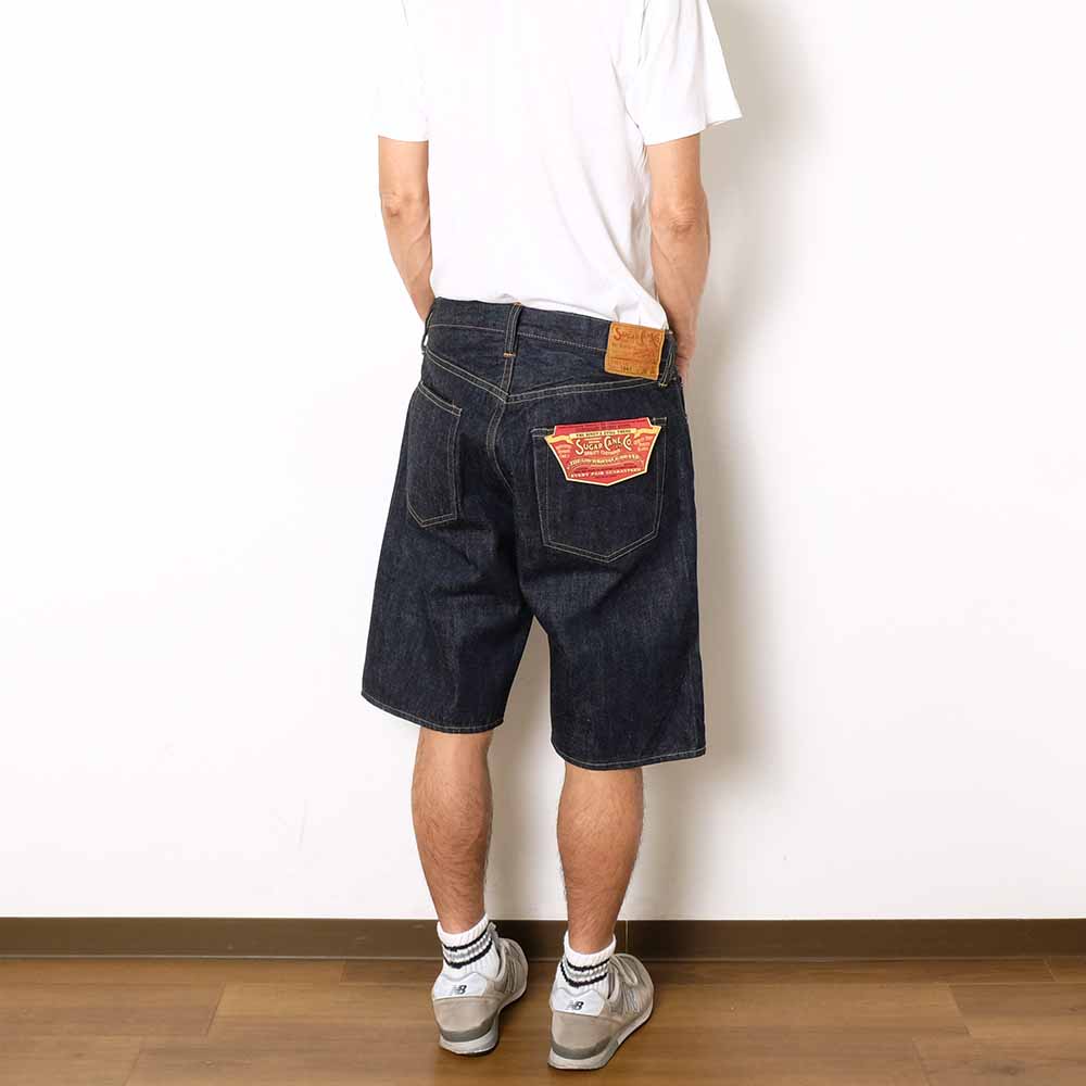 SUGAR CANE - 14.25oz. DENIM 1947 MODEL SHORTS - SC51947