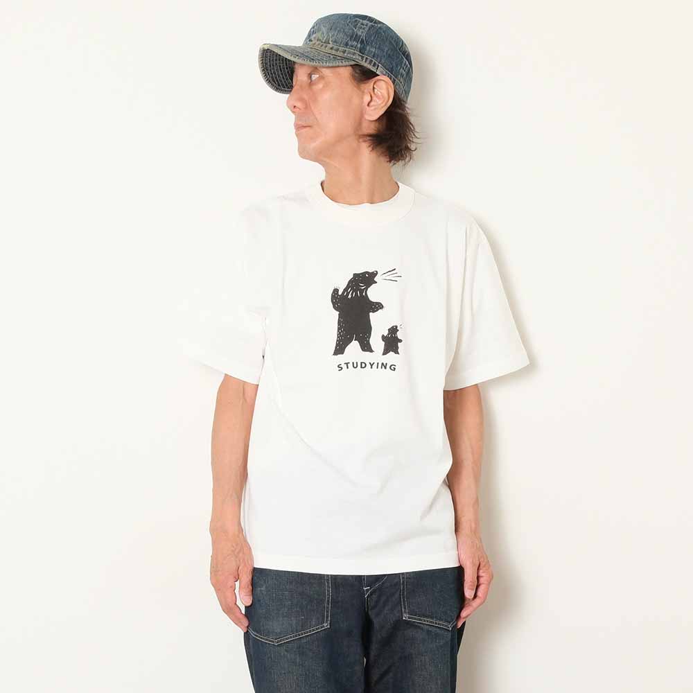 BARNS - Slaps - S/S Print T-shirt - STUDYING - BR-26305