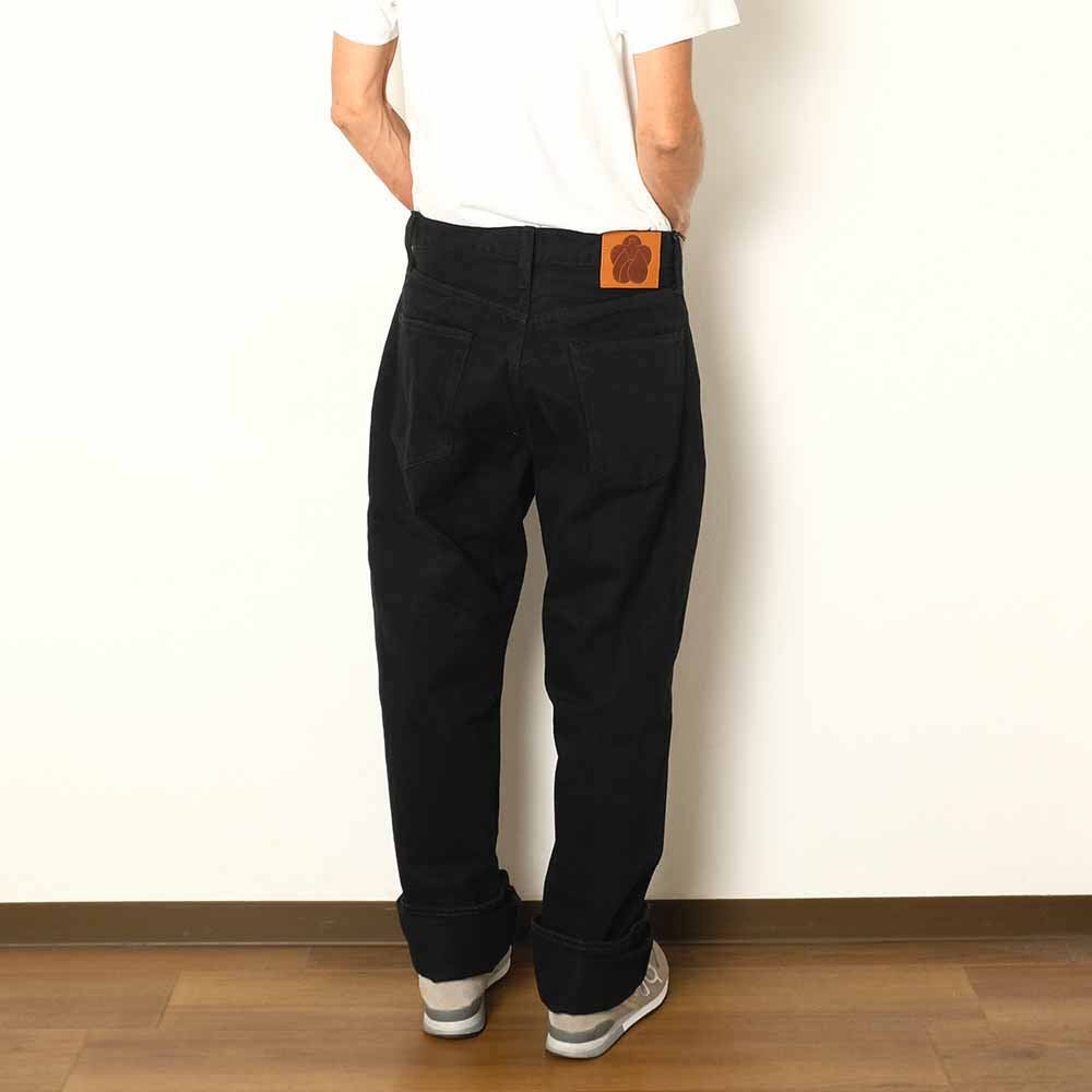 MOMOTARO JEANS - #100 STRAIGHT - KYOTOMONTSUKI DYED - MMJE6401