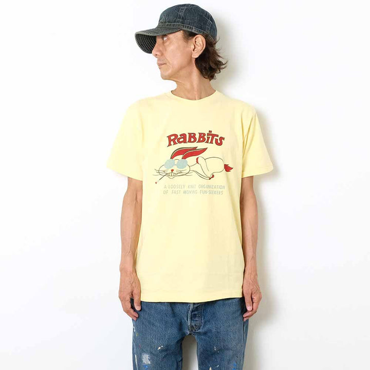 DUBBLE WORKS - Lot.33005 - S/S T-SHIRT - RABITS - 33005RAB-24
