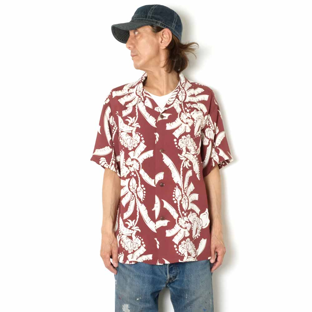 SUN SURF - RAYON HAWAIIAN SHIRT - HONEYSUCKLE - SS39421