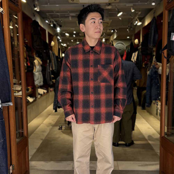 REMI RELIEF - TWILL PLAID SHIRT - RN29373073