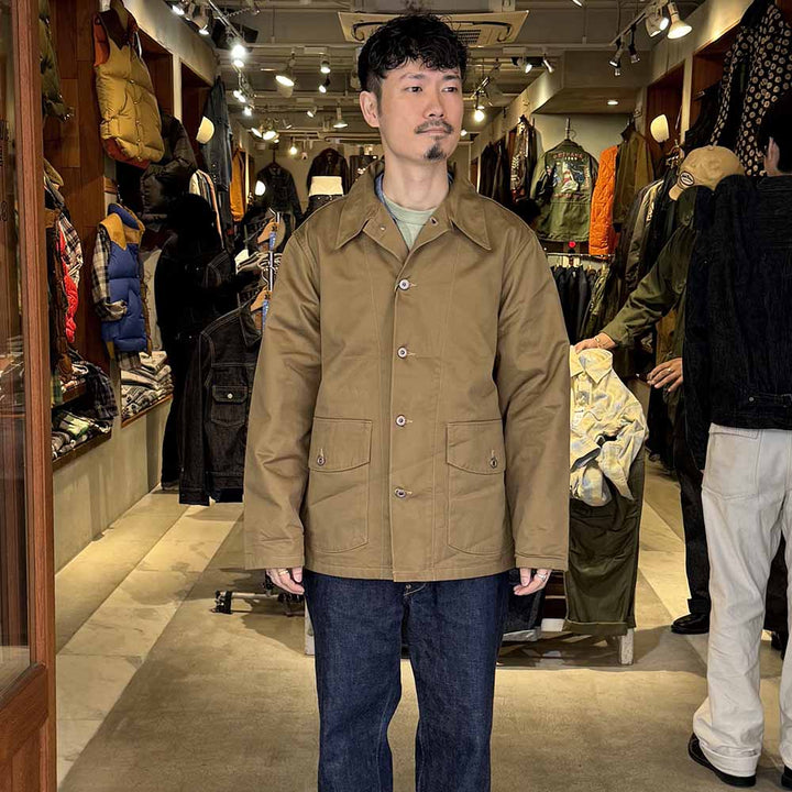 BUZZ RICKSON'S - AVIATION ASSOCIATES - ARMY WORKING JACKET TROY BLANKET LINED - BR15770