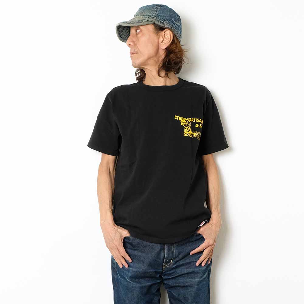 STUDIO D’ARTISAN - USA COTTON T-SHIRT - ROCK BAND - 8212B