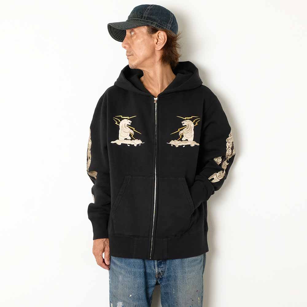 TAILOR TOYO - SUKA ZIP PARKA EMBROIDERED - ALASKA - TT69652