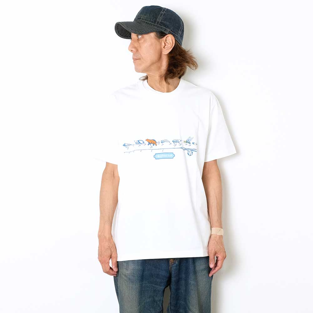 BARNS - S/S Print T-shirt - Artificial bait - BR-25303
